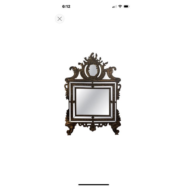18th Century Italian Baroque Giltwood Mirror For Sale - Image 14 of 14