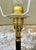 Black Vintage Floor Lamp with Gilded Brass Decor on Tripod Legs, 1960s For Sale - Image 8 of 18