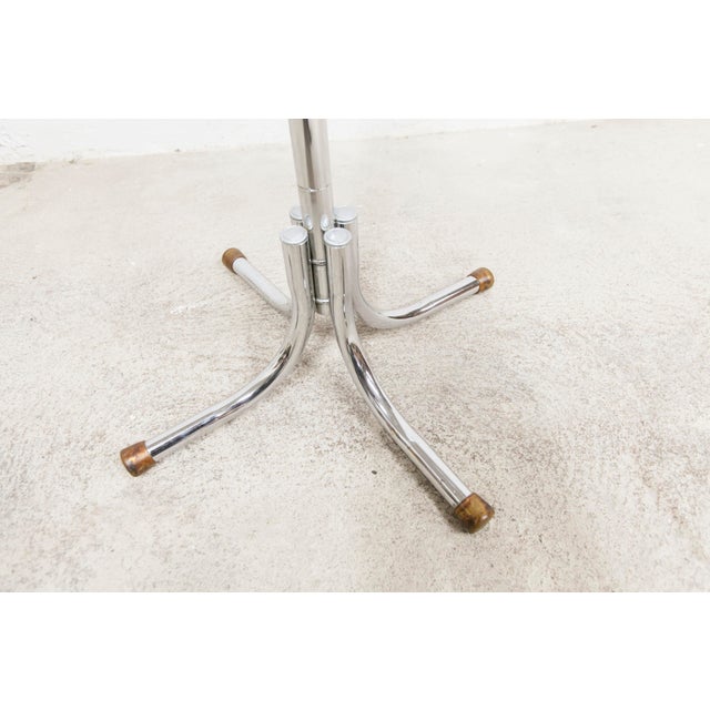Rotating Parrot Coat Rack with 12 Chrome Hooks and Plastic Half Spheres, 1960s For Sale - Image 12 of 18