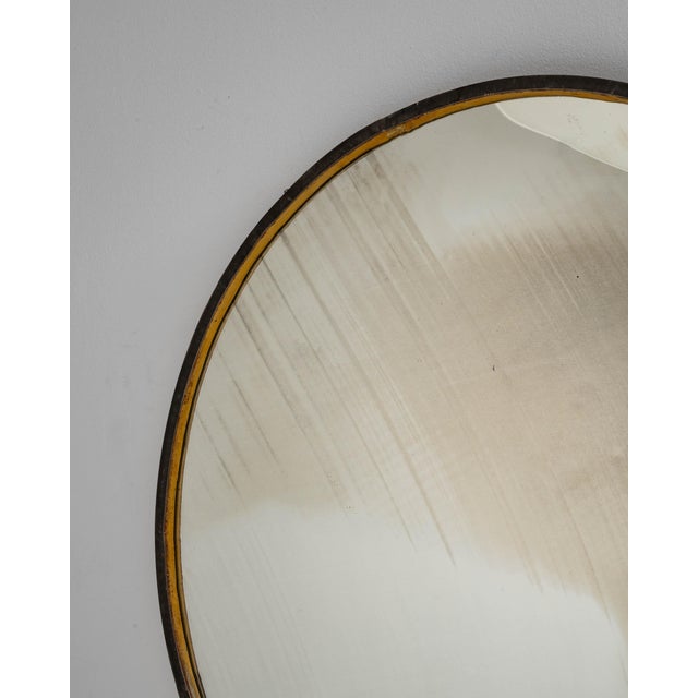 Mid 20th Century 20th Century Czech Metal Round Mirror For Sale - Image 5 of 18