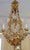 1910 French Belle Epoque Style Gilt Bronze Crystal Chandelier For Sale - Image 4 of 18