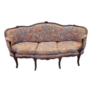 18th Century Walnut Sofa For Sale