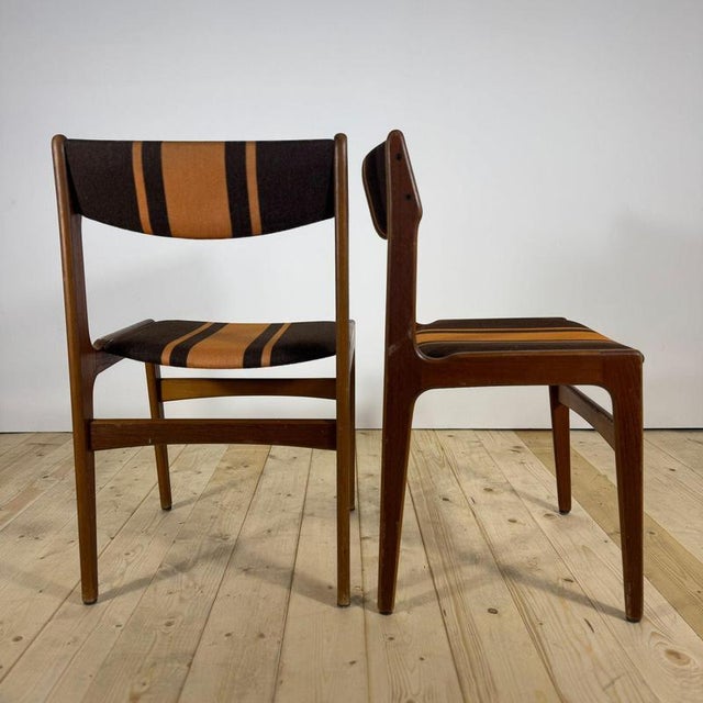 Wood Vintage Teak Chairs by Erik Buch, 1960s, Set of 6 For Sale - Image 7 of 11