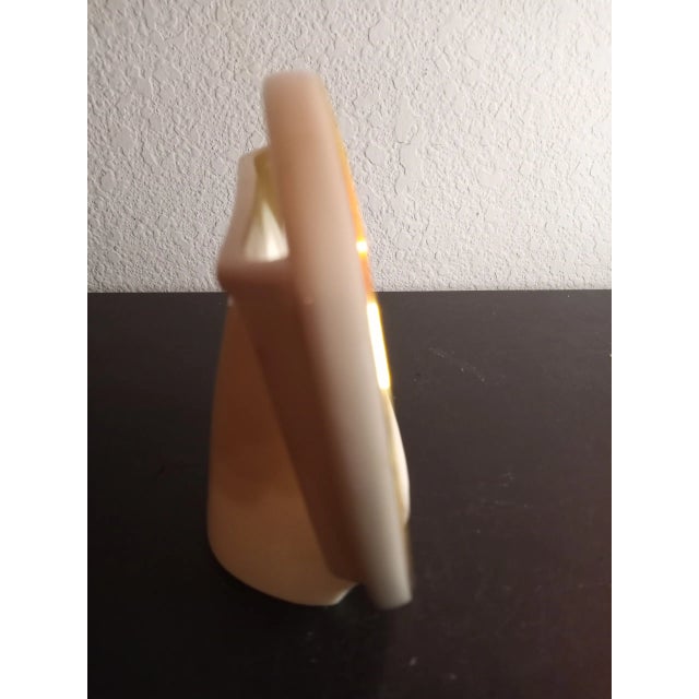 1970s Lenox Beige Porcelain Gold Rimmed Round Photo Holder For Sale - Image 5 of 7