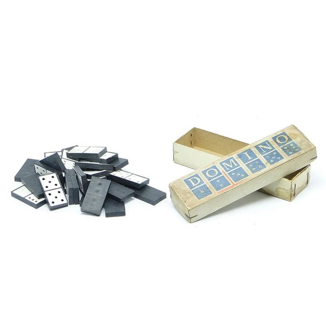 Postmodern Domino Game, Poland, 1970s, Set of 28 For Sale - Image 4 of 5