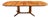 Mid 20th Century Glostrup Møbelfabrik Danish Teak Pedestal Extension Dining Table For Sale