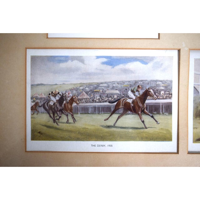 A Set of Four Framed Images Relating to 1930s Horseracing Derby & Grand National Etc For Sale - Image 4 of 7