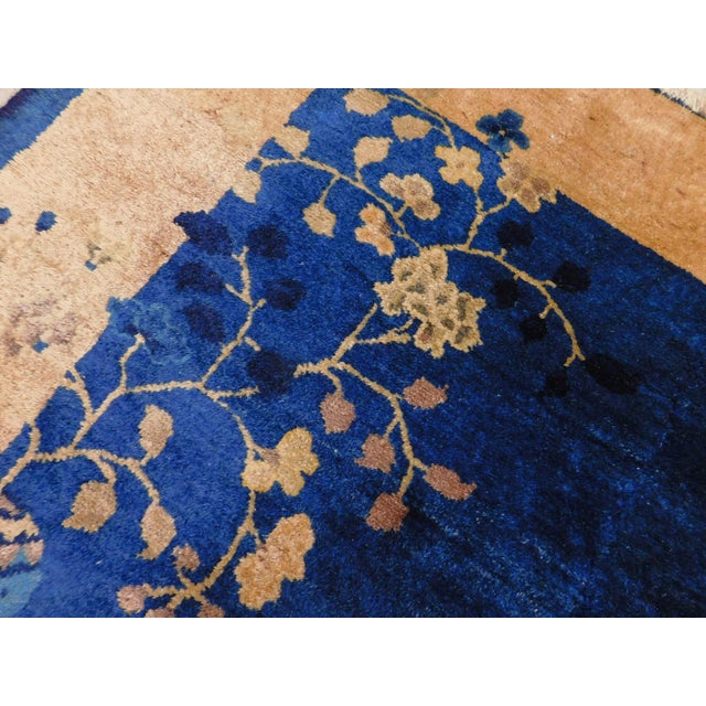 Handmade Antique Chinese Woolen Rug. 4'1"x 6'5" For Sale - Image 17 of 18