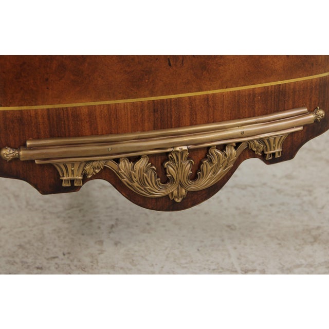Theodore Alexander Bronze Mounted Corner Cabinet For Sale - Image 12 of 18