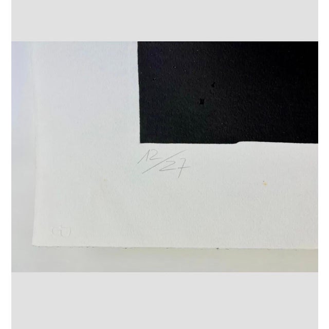 Printmaking Materials Mimmo Paladino Huge Italian Neo Expressionist Mimmo Paladino Linoleum Block Print Atlantico 1987 For Sale - Image 7 of 12