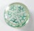 Glass Mid-Century Italian Murano Art Glass Green Millefiori Paperweight For Sale - Image 7 of 8