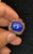 Bochic "Orient" Vintage Fancy Sapphire & Tanzanite Ring Set 18K Gold & Silver For Sale - Image 9 of 18