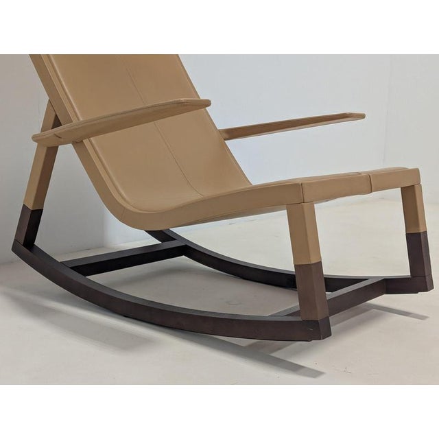 Dondo Rocking Chair from Poltrona Frau For Sale - Image 11 of 13