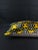 Yellow Velvet Ikat Pillow Cover For Sale - Image 4 of 5