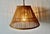 Vintage Handwoven Bamboo Rattan Pendant Swag Style Lamps-a Pair For Sale - Image 11 of 13