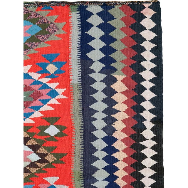 Tribal Galerie Shabab Collection Mid-20th Century Persian Flatweave Kilim Rug For Sale - Image 3 of 10