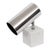 Neal Small, Koch & Lowy Style Marble Table Lamp With Swivel Chrome Shade For Sale