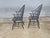 Late 20th Century Pair of Pennsylvania House Sack Back Windsor Arm Chairs Black Finish For Sale In Cleveland - Image 6 of 9