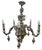 Baroque Style Chandelier by Rudolf Kämmer Keramic Manufaktur, Volkstedt, Germany, 20th Century For Sale