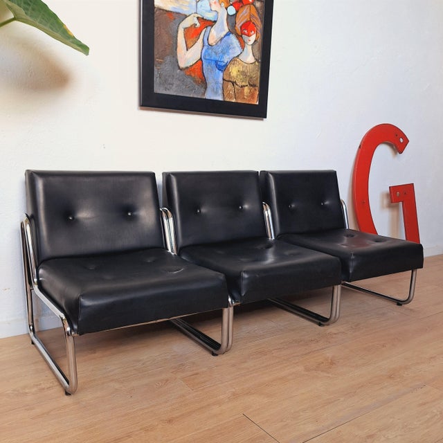 Vintage Armchairs from Soto Leon, Spain, 1965, Set of 3 For Sale - Image 16 of 16