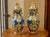 Blue Pair of English 1840s Mason’s Ironstone Lidded Vases With Blue & Gilt Scrollwork For Sale - Image 8 of 9