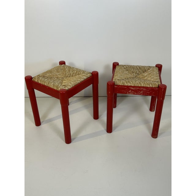 1960s Carimate Stools for Cassina by Vico Magistretti, 1960s, Set of 2 For Sale - Image 5 of 13
