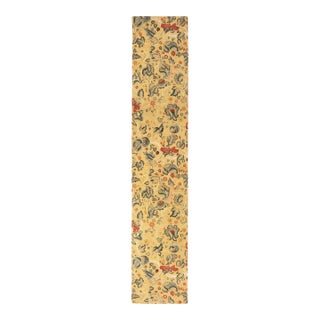 Rug & Kilim's 18th Century Tudor Design Inspired Cream Floral Runner For Sale