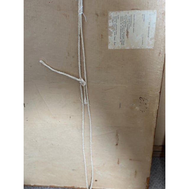 Erik Emanuelsson, Komposition, 1964, Oil on Panel, Framed For Sale - Image 6 of 11