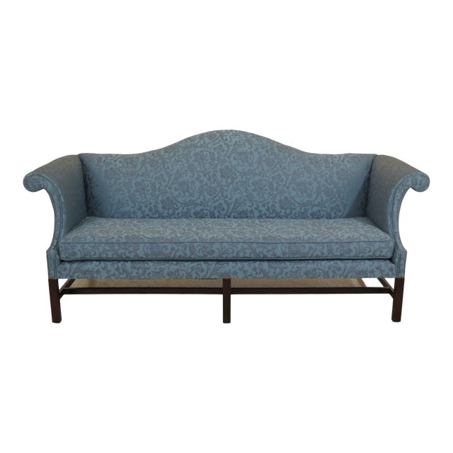 1970s Vintage Kittinger Colonial Williamsburg Mahogany Sofa Chairish