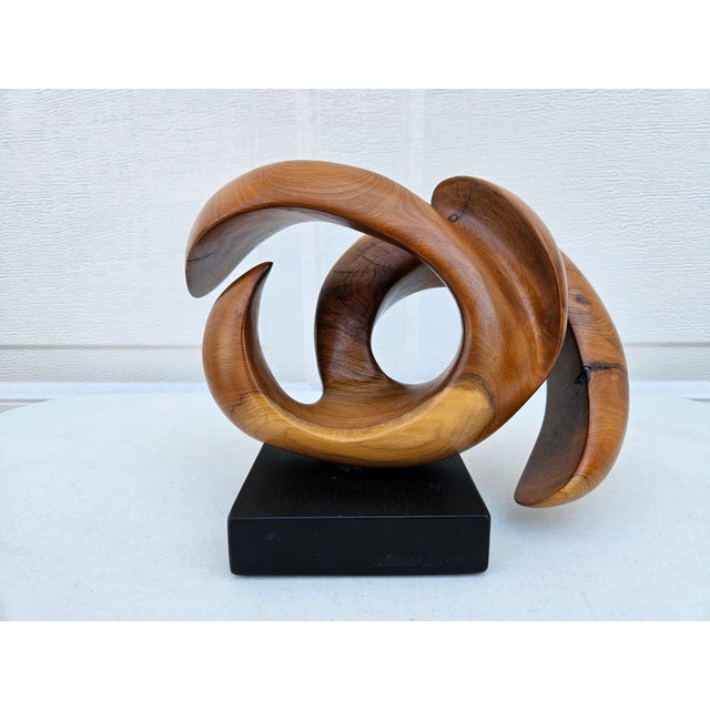 Contemporary John Spielman Contemporary Wooden Sculpture For Sale - Image 3 of 16