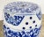Ceramic Vintage Chinoiserie Style Ceramic Lotus Design Garden Stool For Sale - Image 7 of 8