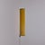 1940s Finnish Yellow Cylindrical Glass & Metal Plug-in Wall Lamp For Sale - Image 9 of 18