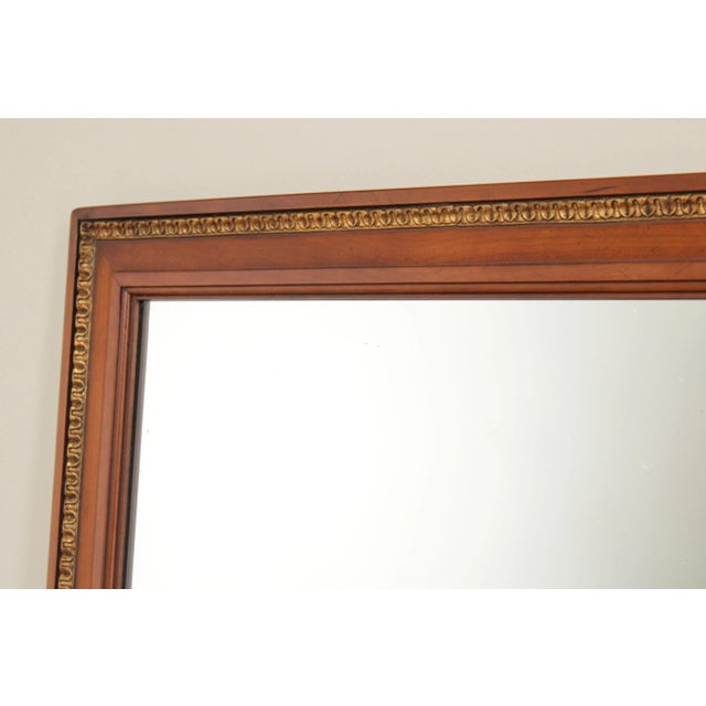 Kindel Furniture Kindel Belvedere Parcel Gilt Cherry Rectangular Wall Mirror For Sale - Image 4 of 12