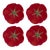Bordallo Pinheiro Tomato Dinner Plates, Set of 4 For Sale