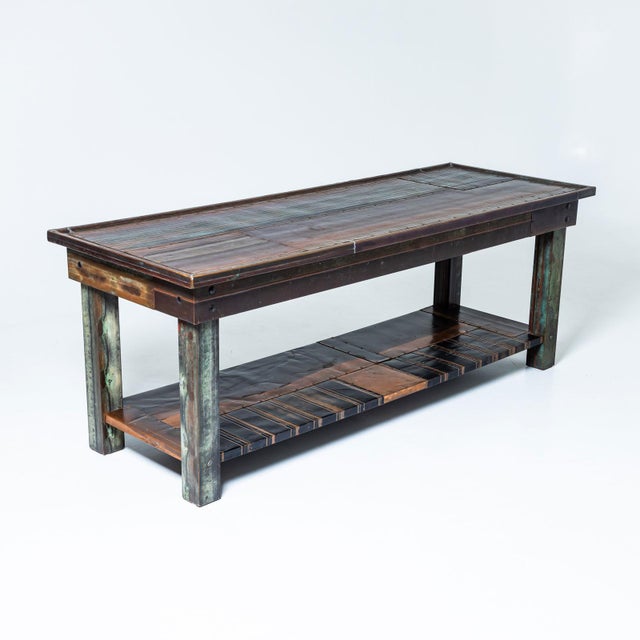 Metal 21st Century Large Console Table attributed to Vincenzo de Cotiis For Sale - Image 7 of 14