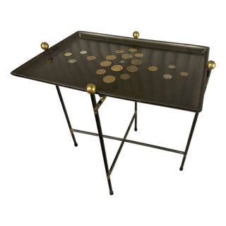 Mid-Century Coins of the World Tray With Original Stand For Sale