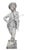 Traditional Vintage European-Style Lead Garden Statue of a Standing Violinist For Sale - Image 3 of 12