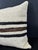 Contemporary Turkish Hemp Pillow Cushion Natural Beige Black Cushion Cover 20"x20" For Sale - Image 3 of 4