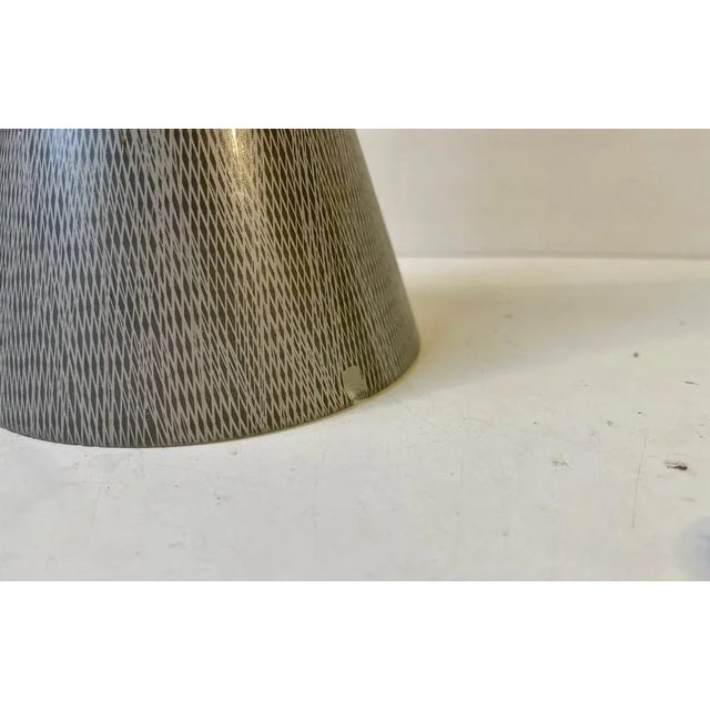 Black Mid-Century Modern Italian Glass and Brass Pendant Light from Stilnovo, 1950s For Sale - Image 8 of 10