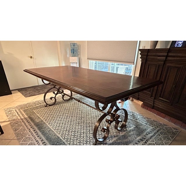 Wood Solid Ironwood Table For Sale - Image 7 of 7
