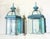 Metal Exquisite Pair of Solid Brass & Verdigris Wall Lanterns For Sale - Image 7 of 17