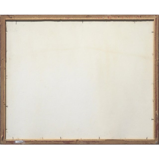 Paper Ken Bower Surrealist "Sleeping Among the Trees" Pastel on Paper 1980 For Sale - Image 7 of 8