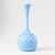 Opaline Blue Glass Hobnail Pattern Vase from Empoli, 1960s For Sale - Image 10 of 10