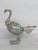 Mid-Century Modern Silver Plate Mosaic Nacato Tall Guayasamin Ecuador Bird Porcelain Figurine 4620b For Sale - Image 3 of 10