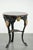 Antique English Bistro Side Table with a Cast Iron Base & Solid Wood Tabletop, Early 20th Century For Sale - Image 3 of 11