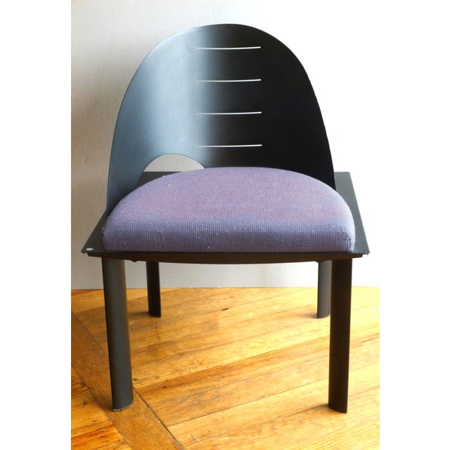 Metal Armchair by Patrice Bonneau, 1980s For Sale - Image 7 of 7