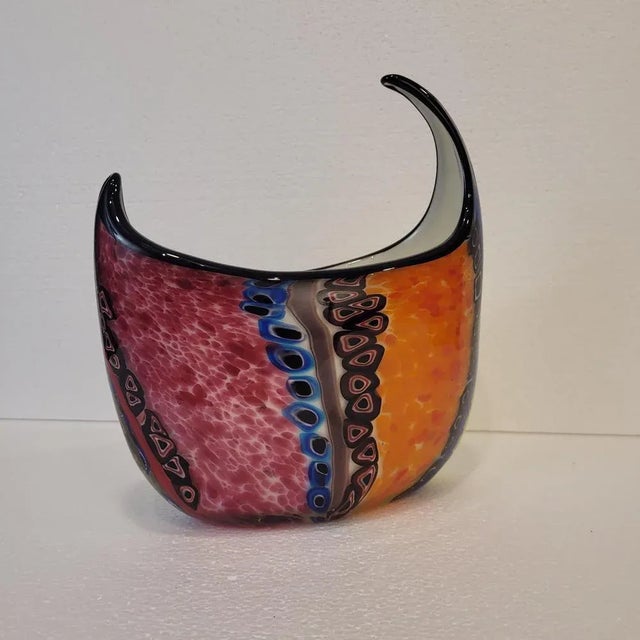 1990s Crescent Centerpiece in Murano Glass, Italy, 1990s For Sale - Image 5 of 13