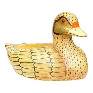 1970s Sergio Bustamante Papier Mâché Duck For Sale