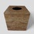Vintage Handcrafted Travertine Stone Marble Tissue Box Cover For Sale - Image 10 of 12
