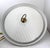 Vintage MCM Brass Wall-Hanging Retractable Light Fixture 14" w/ Glass ALL ORIGINAL In vintage condition. 14" Diameter....
